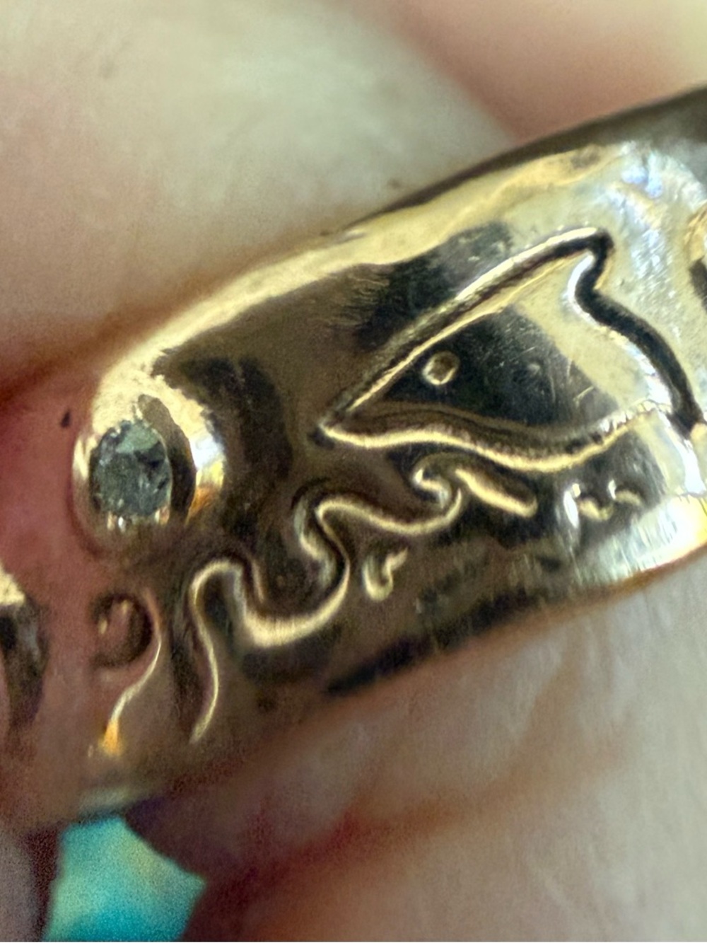 Jes Maharry 14 K Rose Gold and Diamonds “infinite love” ring GORGEOUS! - Picture 15 of 16
